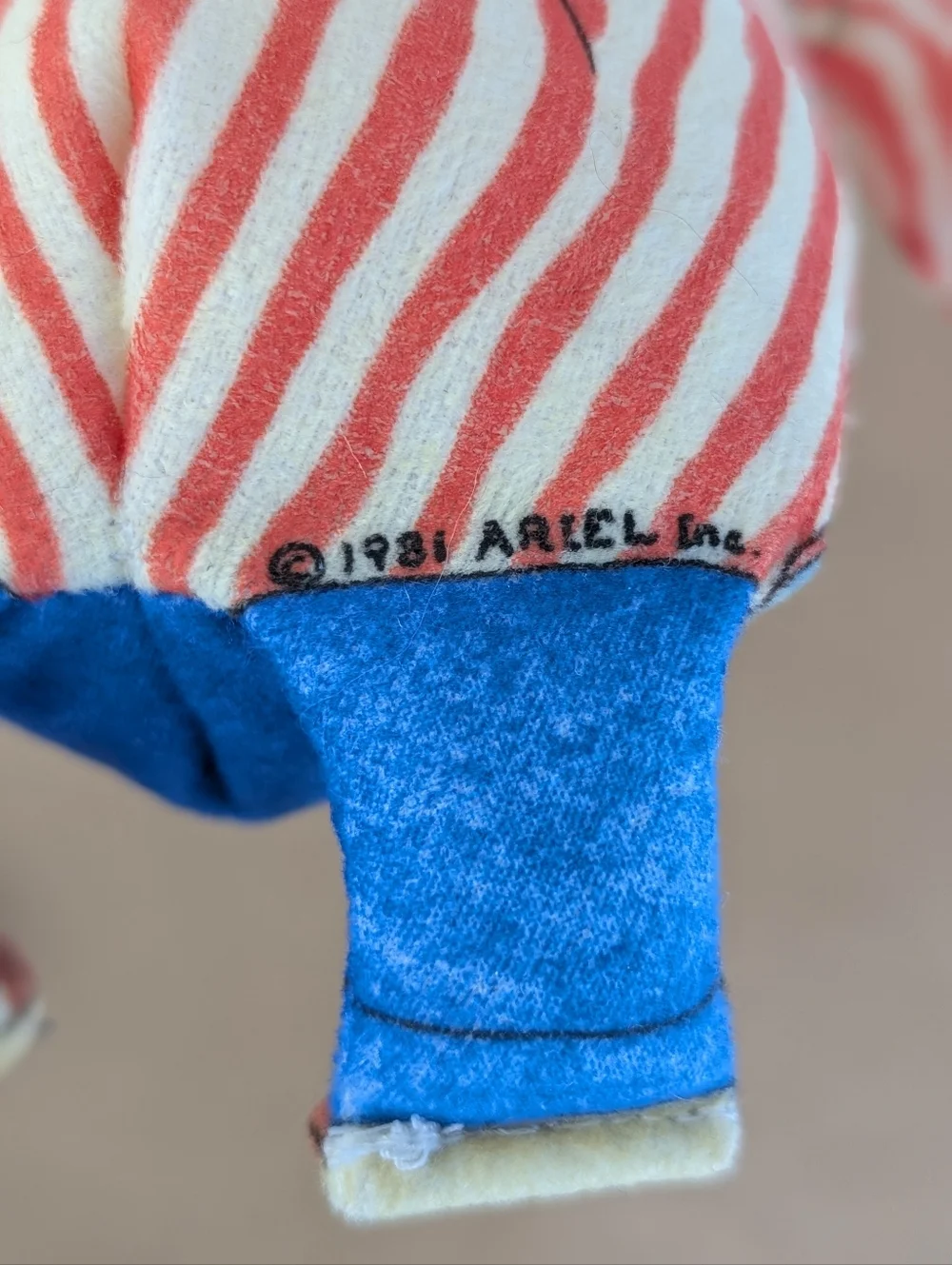 Vintage 1981 Wind In The Willows Mr. Toad Weighted Plush Bean Bag Figure - Picture 7 of 11